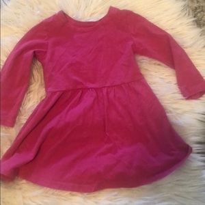 Long sleeve swing dress